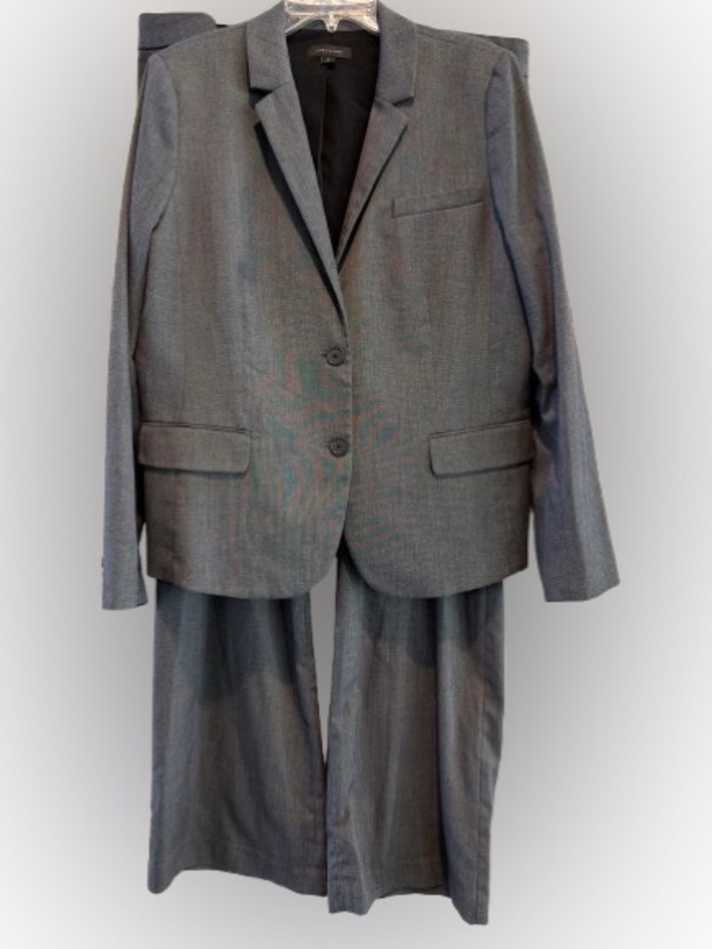 Ann Taylor Women’s  Gray Two-Piece Pant Suit 16T